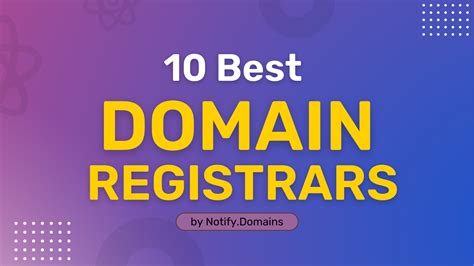 The 10 best domain registrars of 2023 .